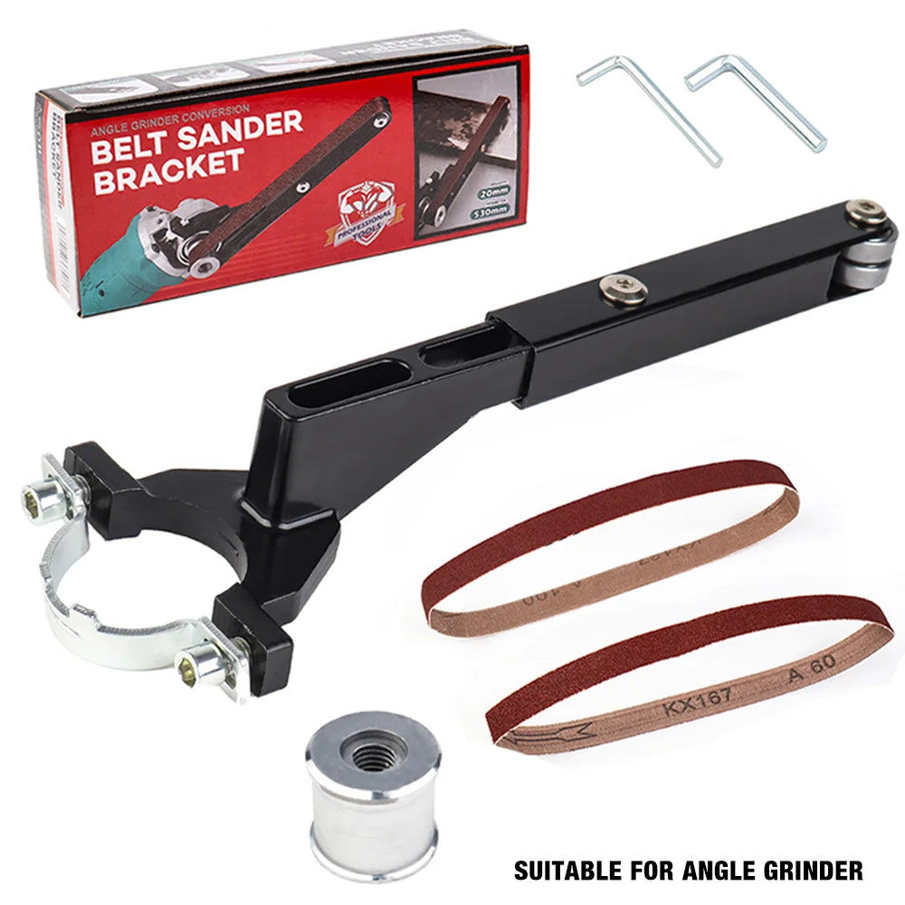 Angle Grinder Belt Sander Attachment Kit 100–125mm