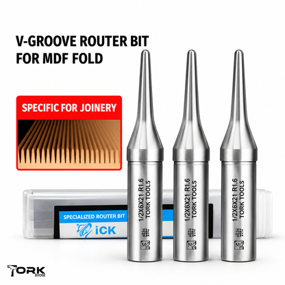 V Groove Folding Router Bit (12.7mm / 1/2")