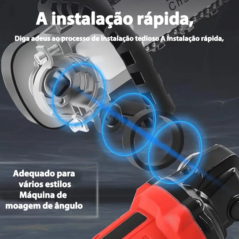 Adaptador versátil motosserra