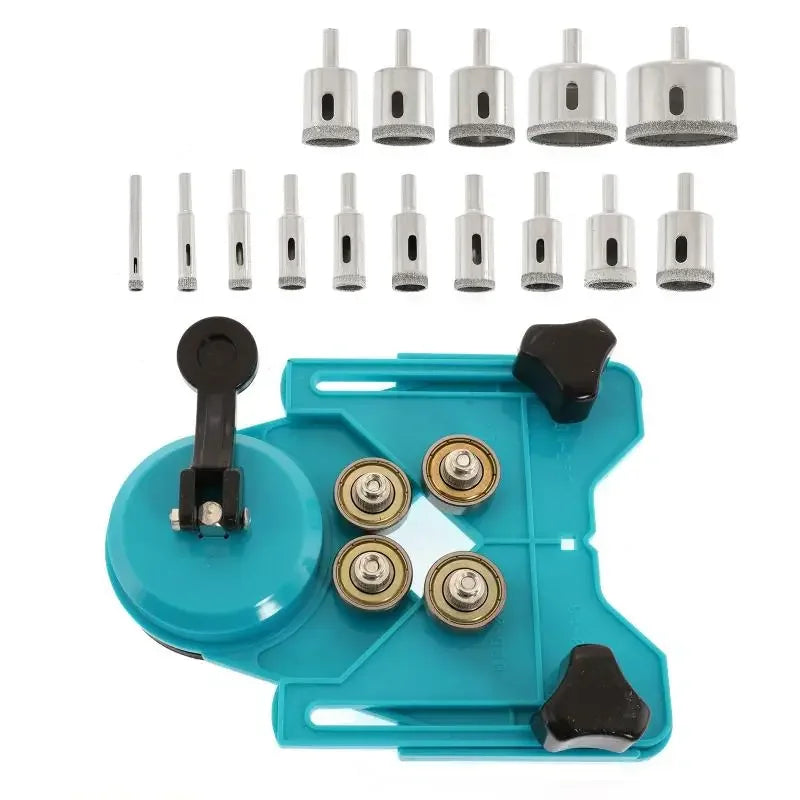 Diamond Hole Saw Drill Bit Set With Guide (6–50mm)