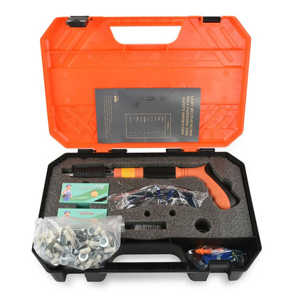 Manual Concrete Nail Gun Kit With 110 Nails
