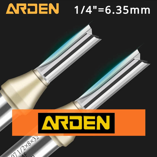 Arden Straight Router Bit – 1/4" Shank (3mm, 4mm, 5mm or 6mm)