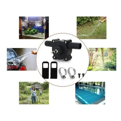 Drill Powered Water Pump Self Priming