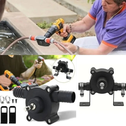 Drill Powered Water Pump Self Priming