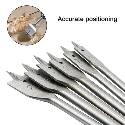 Spade Drill Bit Set 10–25mm Wood Drilling