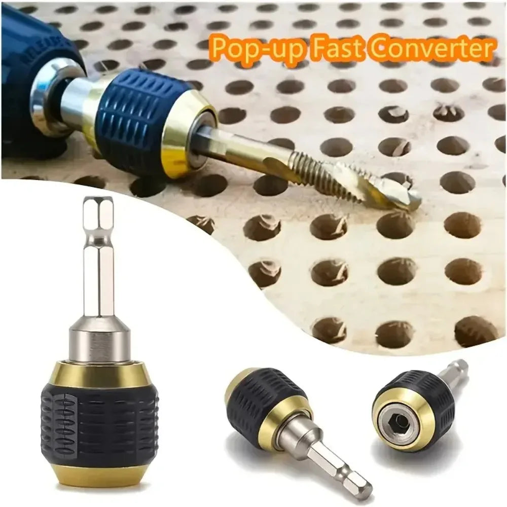 Magnetic Bit Holder Extension 1/4 Inch Hex Quick Release
