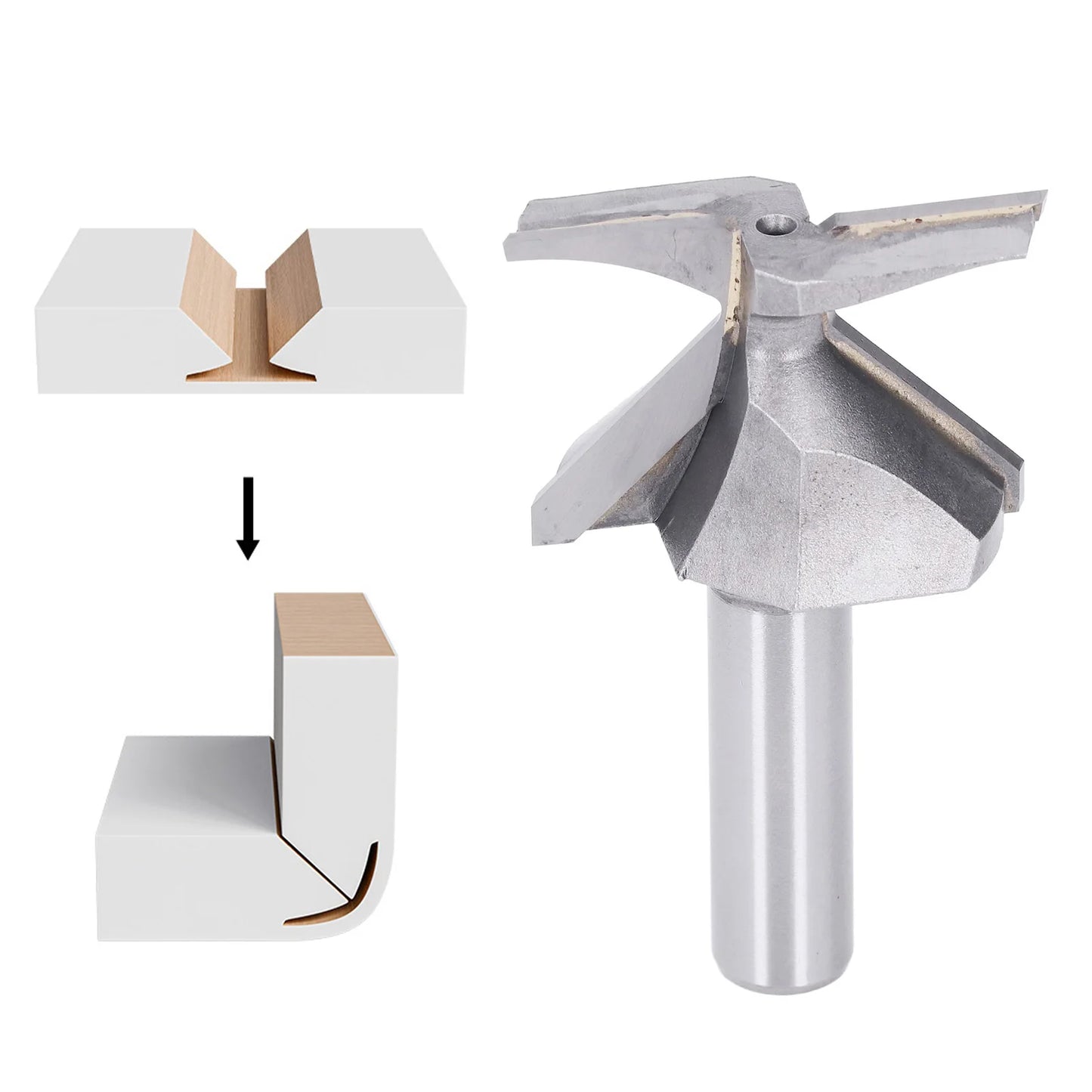 MDF Bending Router Bit – Precision Radius Cutting Tool (R18 / R30 / R50)