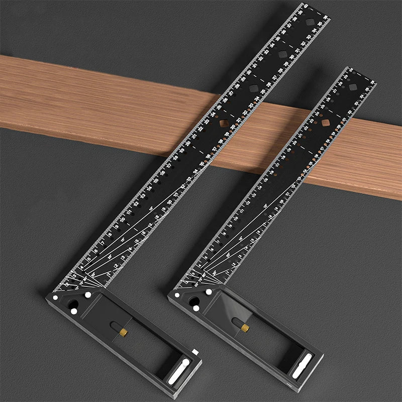 Multi-Angle Measuring Ruler Tool – Precision Layout & Marking Gauge