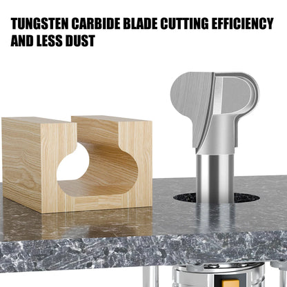 Router pull bit for integrated handle