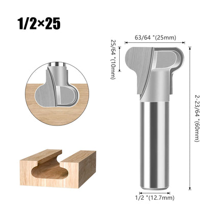 Router pull bit for integrated handle