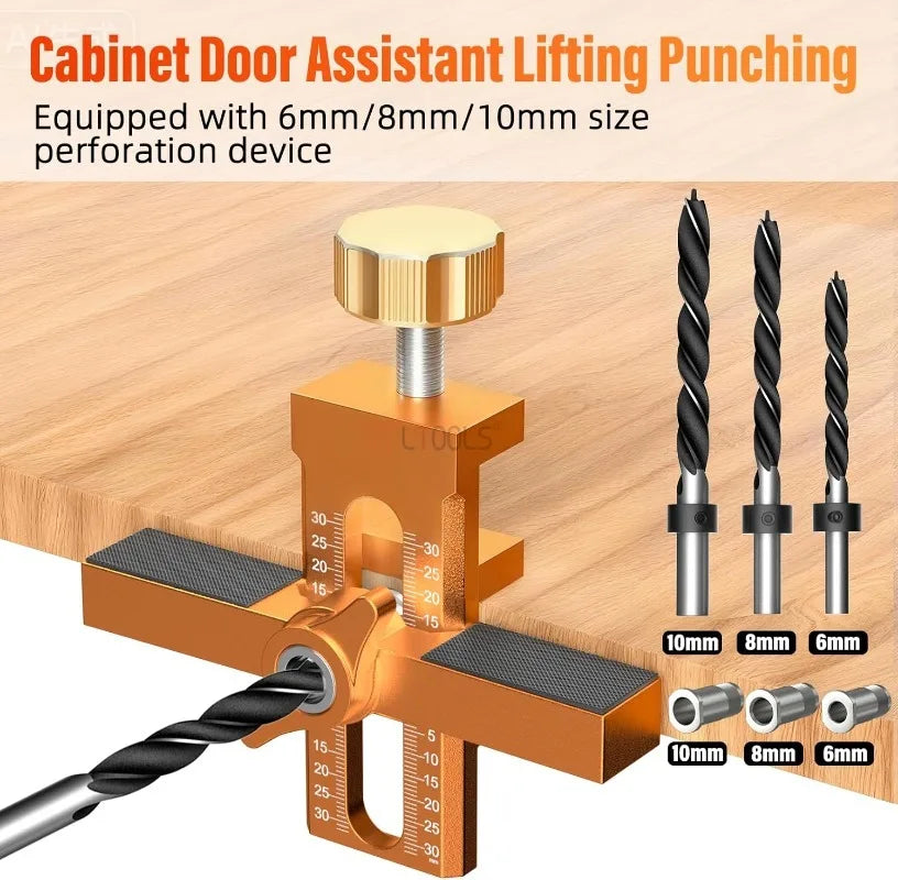 Cabinet door installation jig