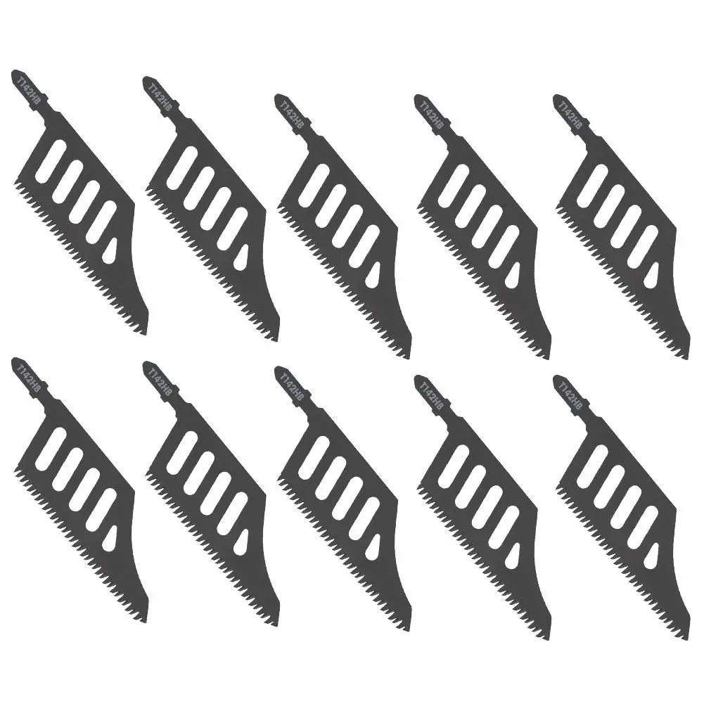 T-Shank Jigsaw Blades Set – T142HB, Clean Wood Cutting (5 or 10pcs)