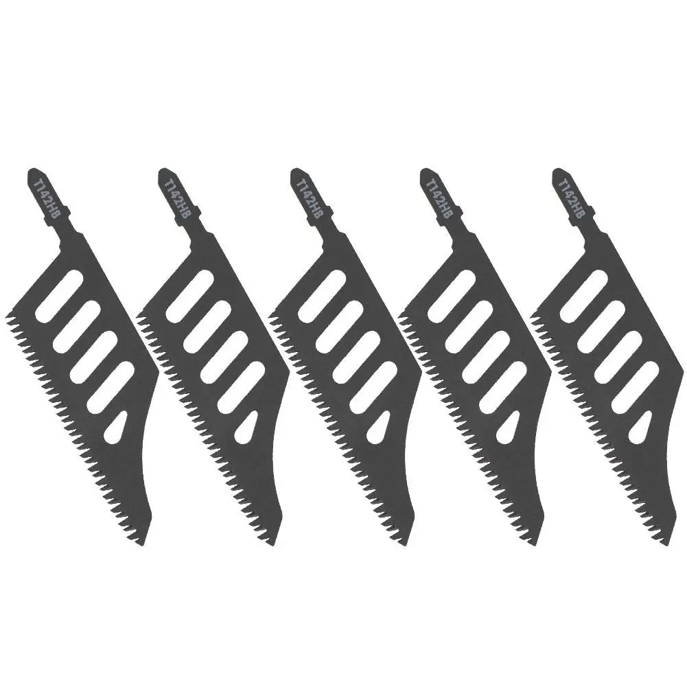 T-Shank Jigsaw Blades Set – T142HB, Clean Wood Cutting (5 or 10pcs)