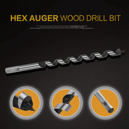 Auger Drill Bit Set 6–20mm With Wood Case