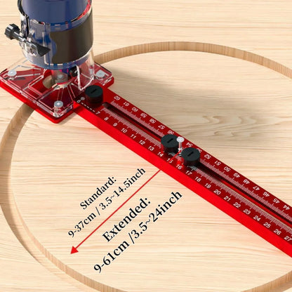 4-in-1 Router Guide Jig – Adjustable Edge Guide for Precision Routing