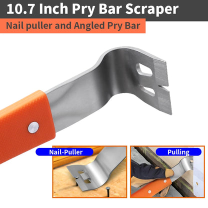Pry Bar Nail Puller 272mm Stainless Steel