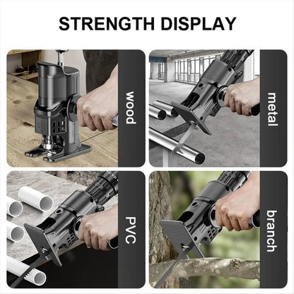 Drill to Jigsaw Adapter – Reciprocating Saw Attachment for Power Drill