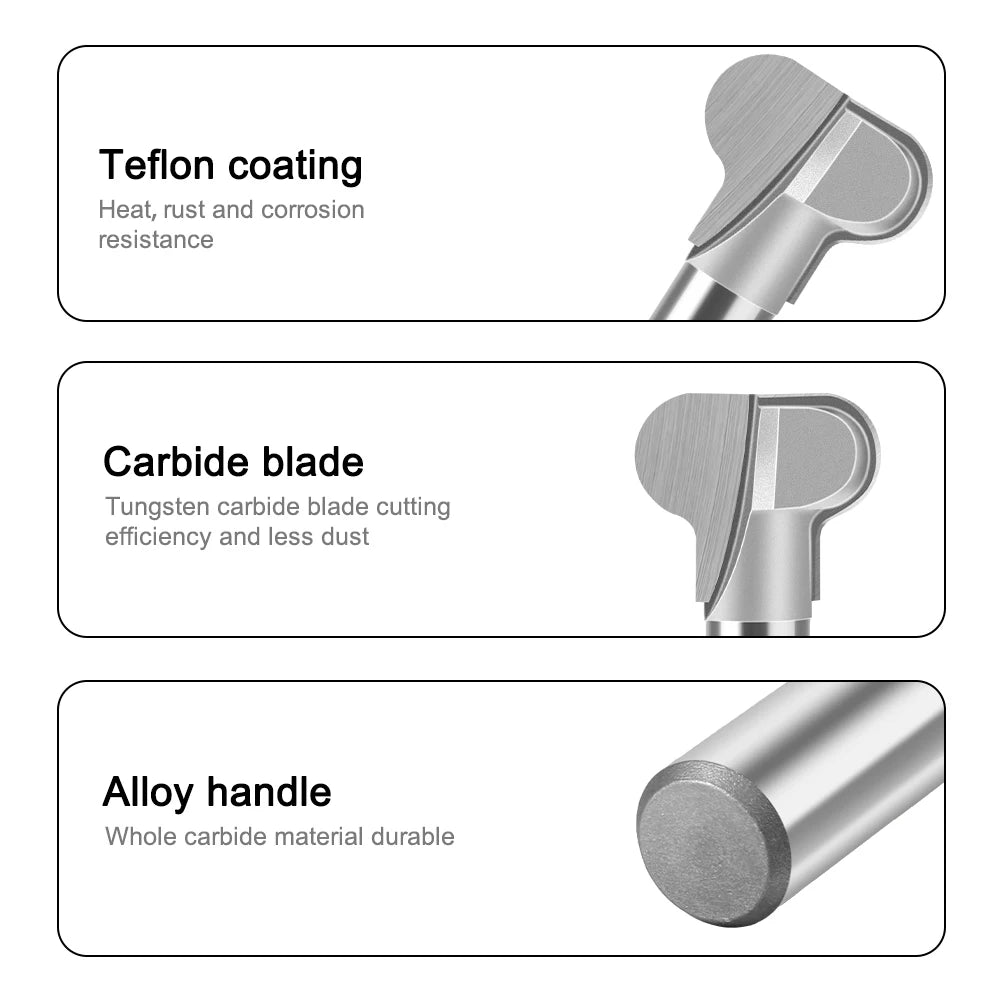 Router pull bit for integrated handle