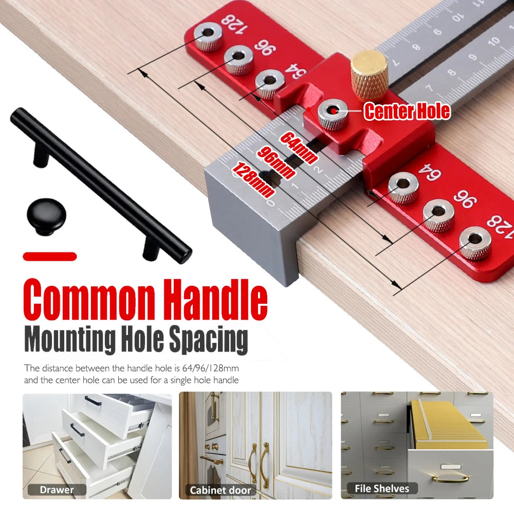 Cabinet Hardware Jig (Handle Drilling Guide)