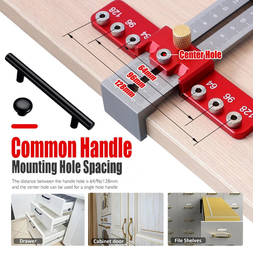 Cabinet Hardware Jig (Handle Drilling Guide)