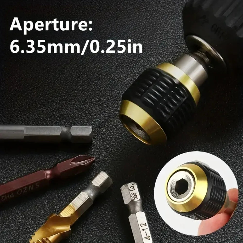 Magnetic Bit Holder Extension 1/4 Inch Hex Quick Release