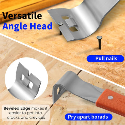 Pry Bar Nail Puller 272mm Stainless Steel