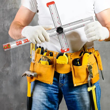 Precision T Square Ruler – Multi-Angle Measuring and Drilling Guide (60cm)