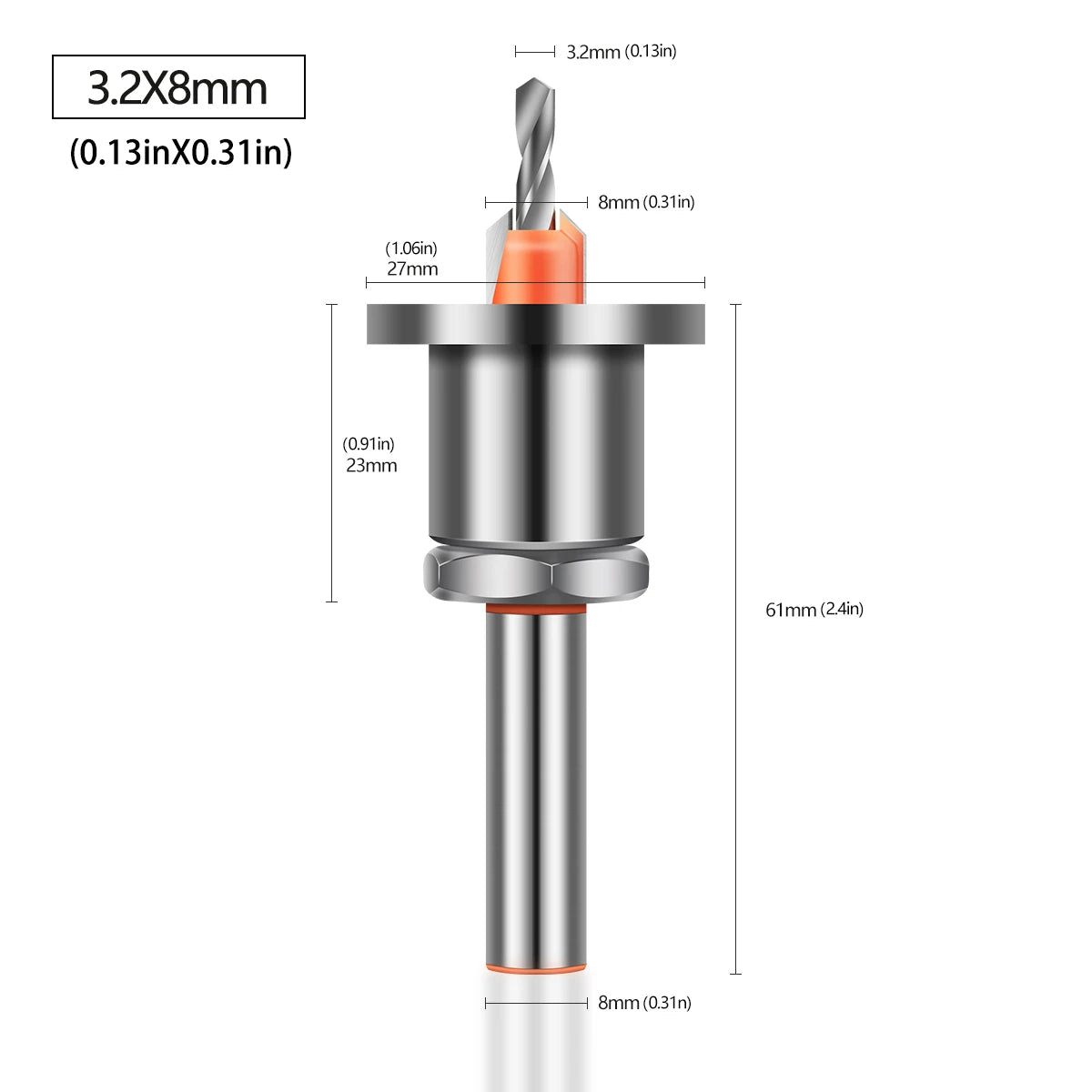 Carbide Countersink Router Bit