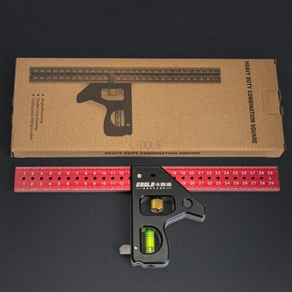 COMBINATION ANGLE SQUARE RULER FOR WOODWORKING