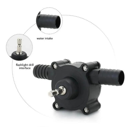 Drill Powered Water Pump Self Priming