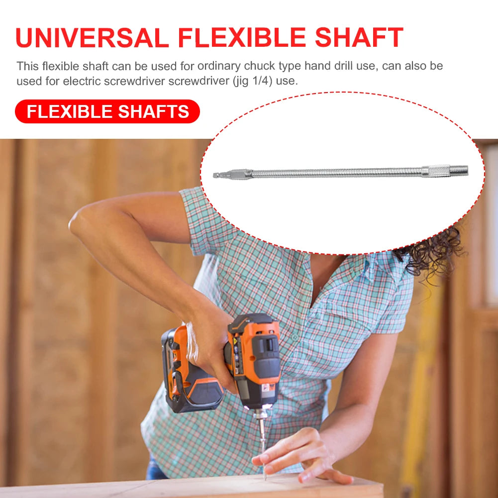 Flexible Drill Bit Extension Shaft