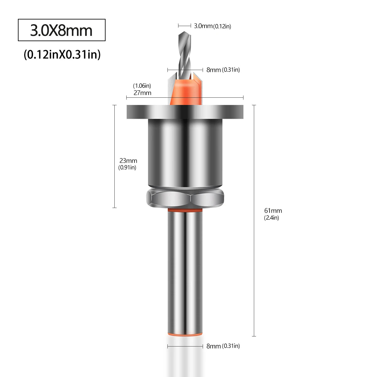 Carbide Countersink Router Bit