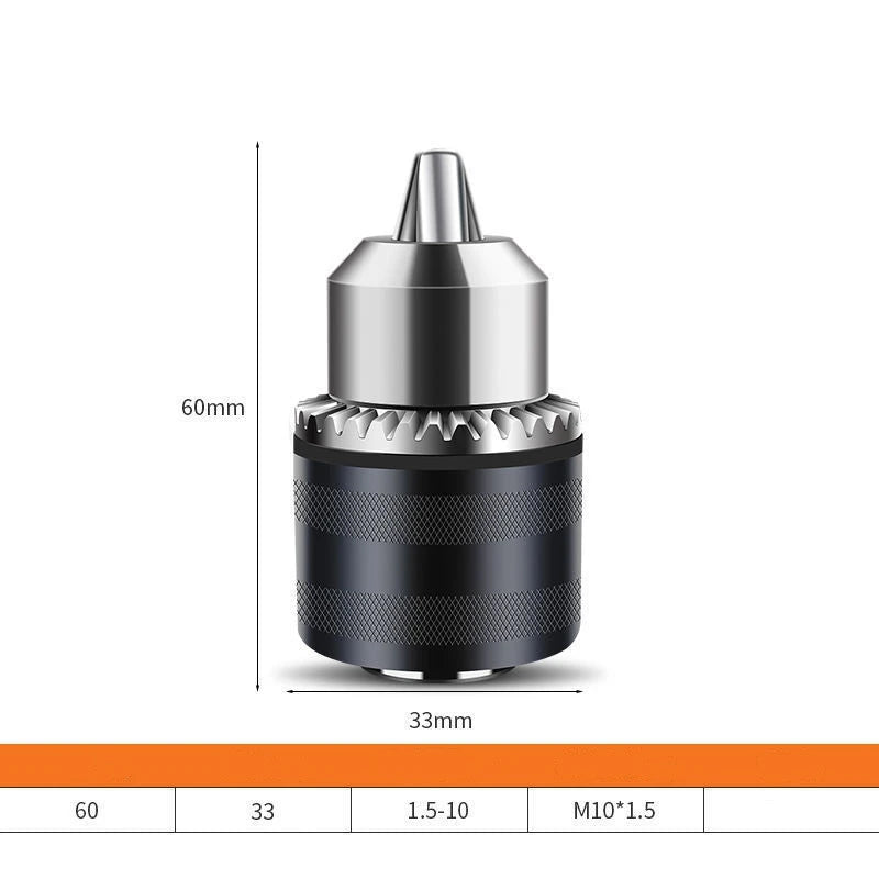 Keyless Drill Chuck Adapter 10–13mm