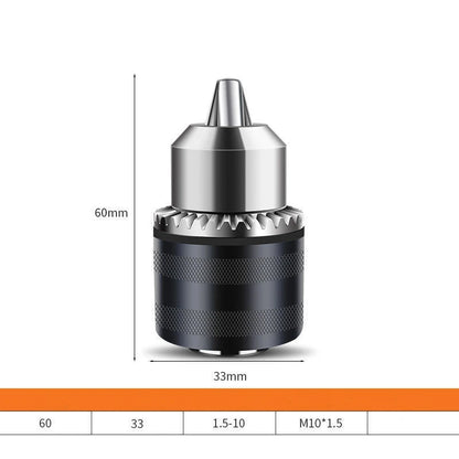 Keyless Drill Chuck Adapter 10–13mm