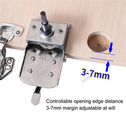 35mm Concealed Hinge Jig – Adjustable Cabinet Door Drilling Guide