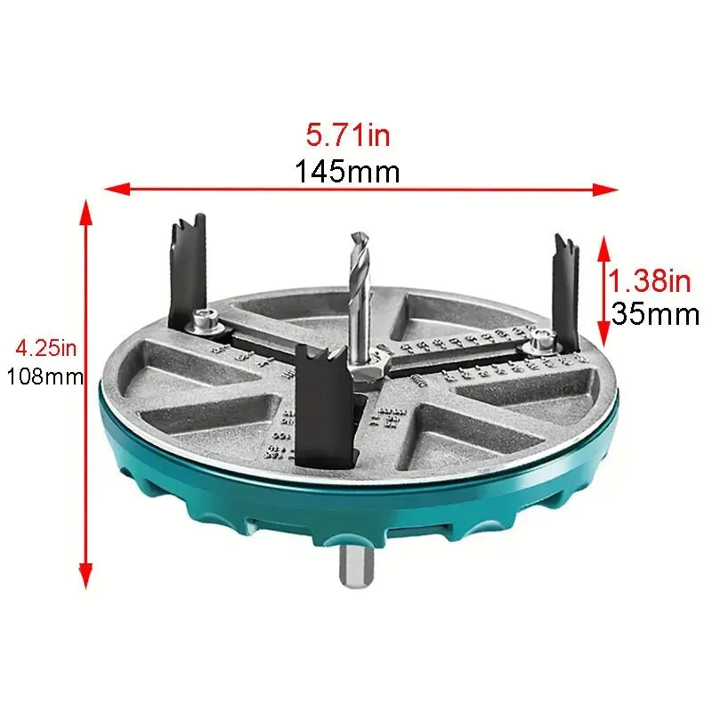 Adjustable Wood Hole Cutter (45–130mm)