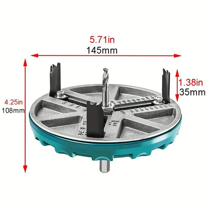 Adjustable Wood Hole Cutter (45–130mm)