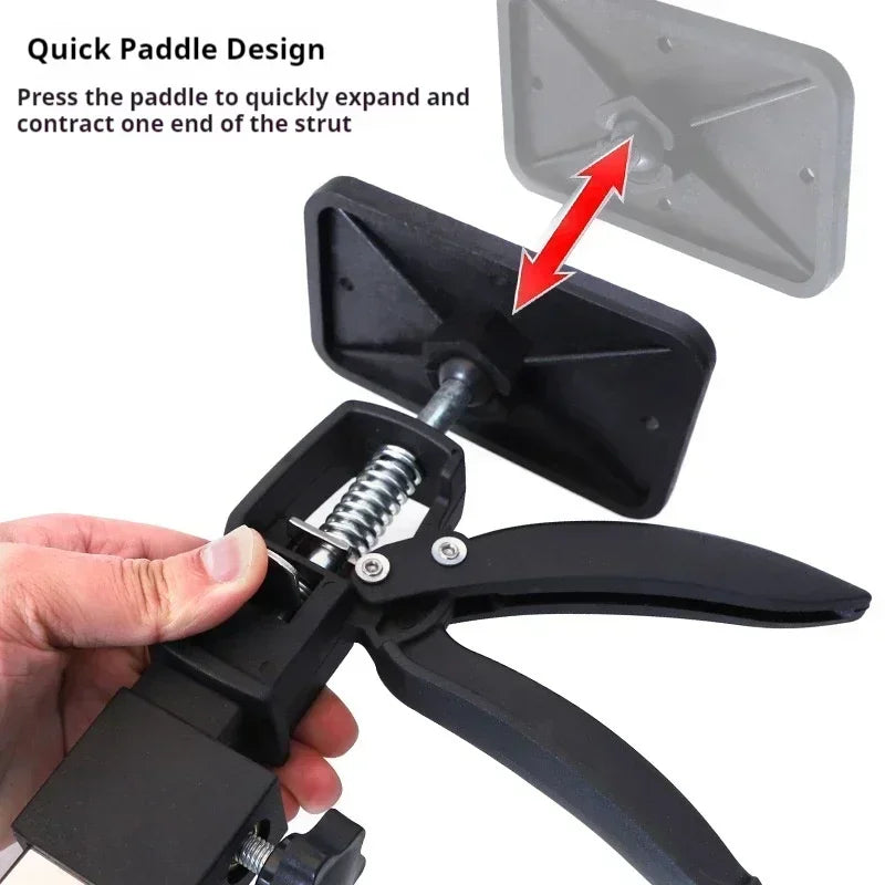 Telescopic support pole for installation