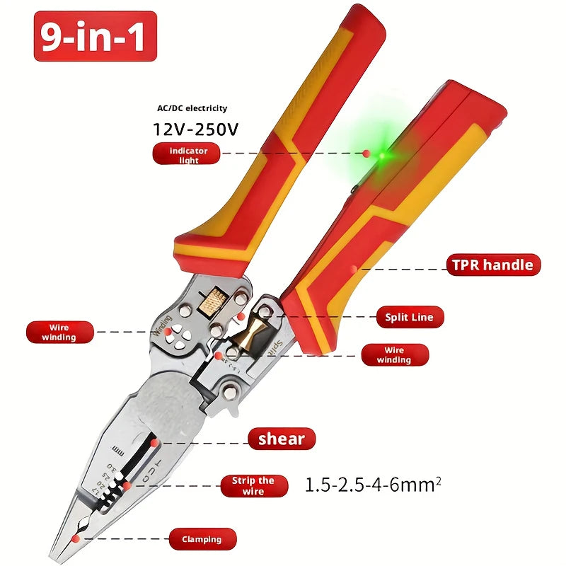 Wire Stripper with Voltage Tester