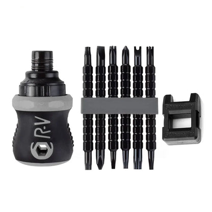 Magnetic screwdriver bit set