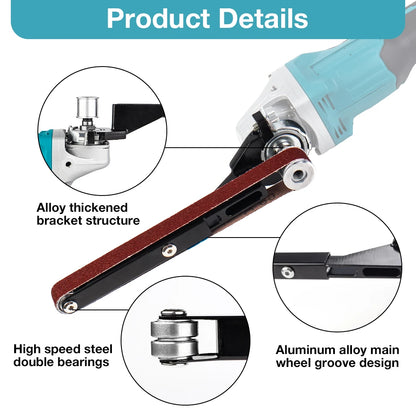 Angle Grinder Belt Sander Attachment Kit 100–125mm