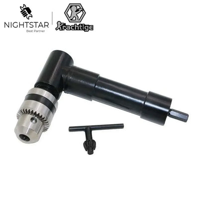Right Angle Drill Attachment with Keyed Chuck – 1–10mm Capacity (90°)