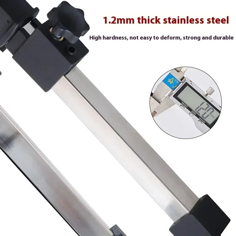 Telescopic support pole for installation