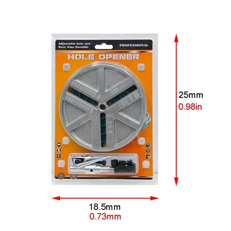 Adjustable Wood Hole Cutter (45–130mm)
