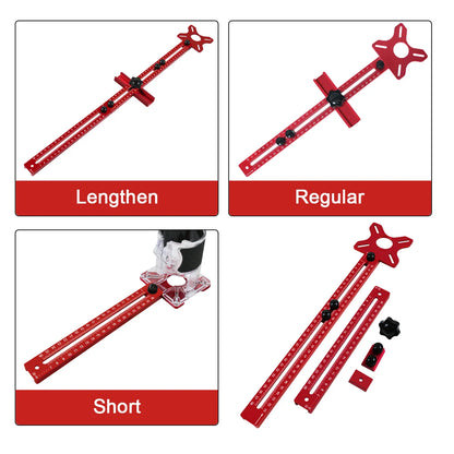 4-in-1 Router Guide Jig – Adjustable Edge Guide for Precision Routing