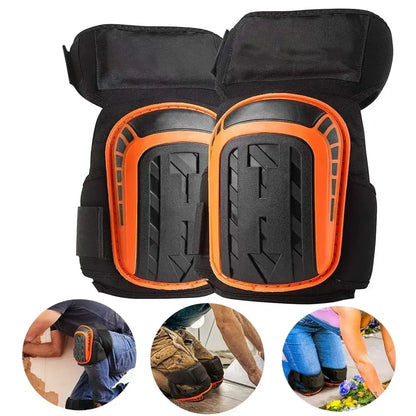 Professional Work Knee Pads – Heavy Duty Gel and EVA Protection
