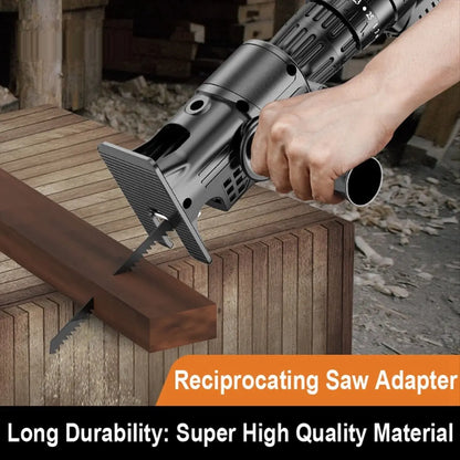 Drill to Jigsaw Adapter – Reciprocating Saw Attachment for Power Drill