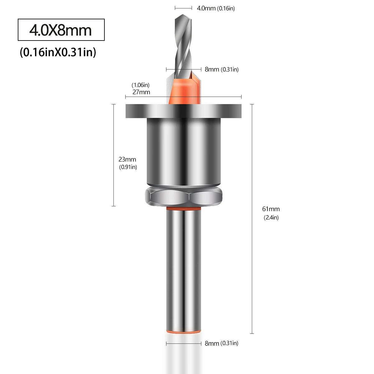 Carbide Countersink Router Bit