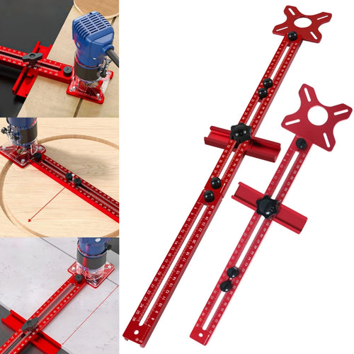 4-in-1 Router Guide Jig – Adjustable Edge Guide for Precision Routing
