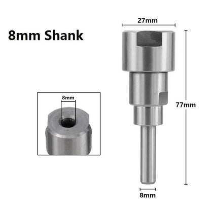 Router bit extension collet holder